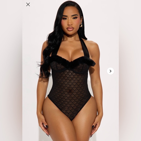 Fashion Nova Tops - Teddy bodysuit